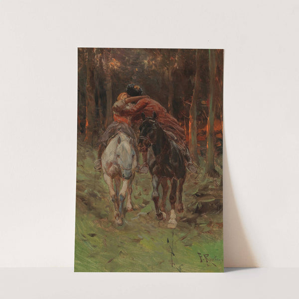 The Kiss by Franz Roubaud