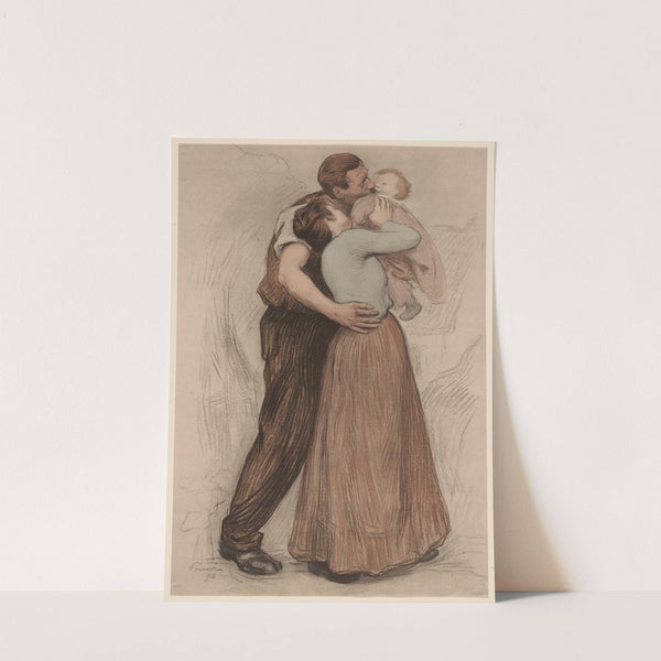 The Kiss (Le Baiser) by Victor Prouvé