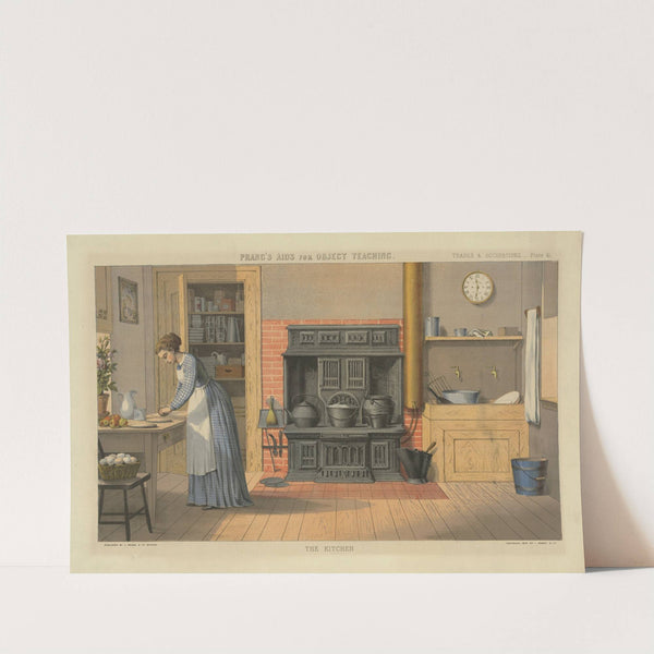 The kitchen (1874) by Louis Prang & Co.