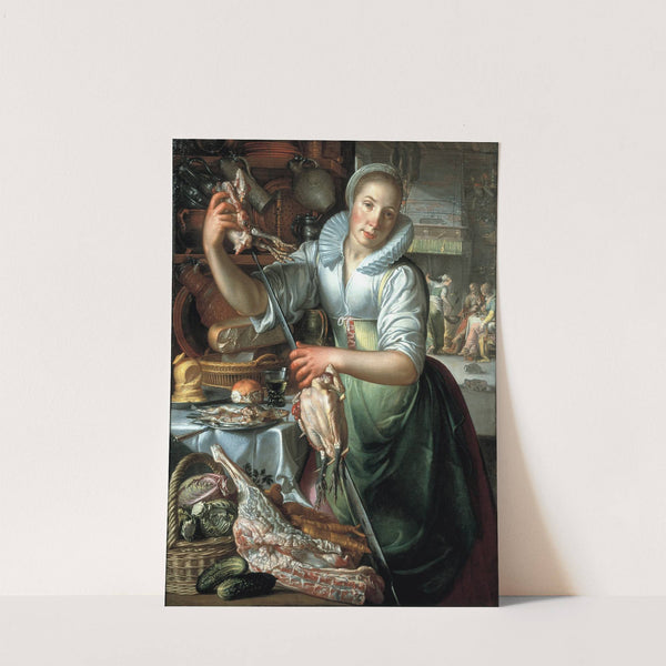 The Kitchen Maid by Joachim Wtewael