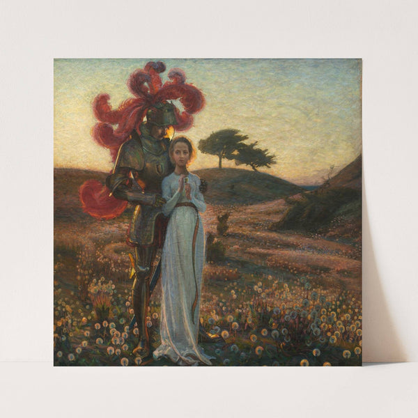The Knight and the Maiden by Richard Bergh