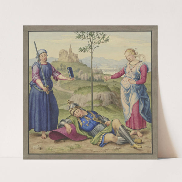 The knight’s dream by Johann David Passavant