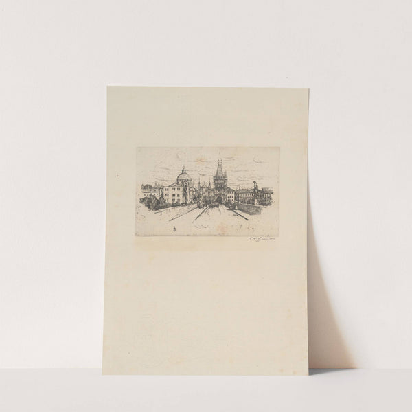 The Knights of the Cross Square with the Charles Bridge by Tavík František Šimon