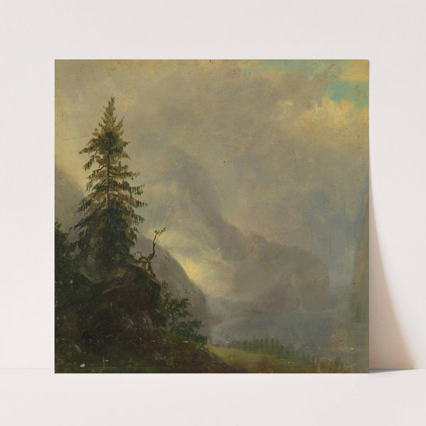 The Koenigsee, near Berchtesgeden, Bavaria (1868) by Frederic Edwin Church