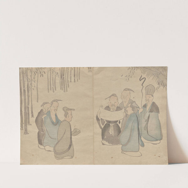 The Kōrin Picture Book Pl.27 (1800s) by Hōchū Nakamura