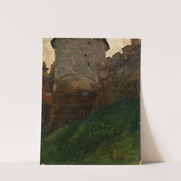 The Kremlin Tower of Nizhny Novgorod by Nicholas Roerich