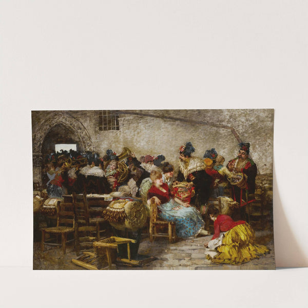 The Lace-Makers of Venice by Egisto Lancerotto