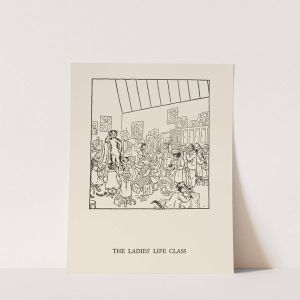 The ladies’ life class (1926) by William Ely Hill