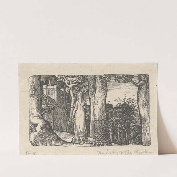 The Lady and the Rooks by Edward Calvert