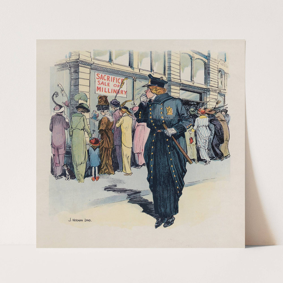 He dares to touch it (1912) by Louis Glackens