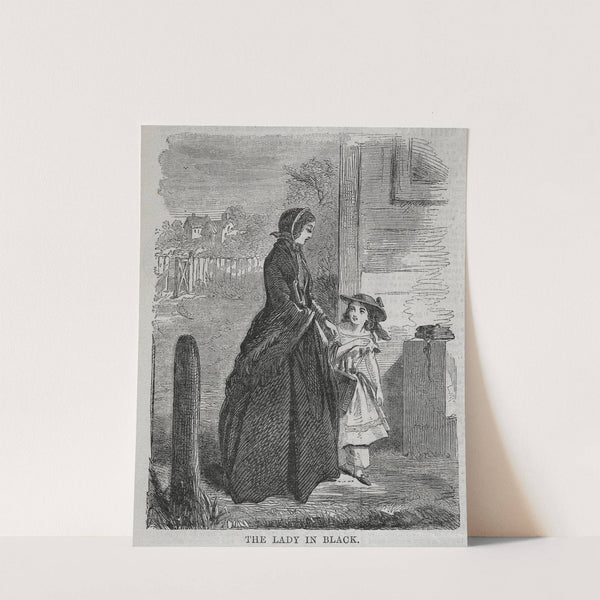 The Lady in Black (1860) by Winslow Homer