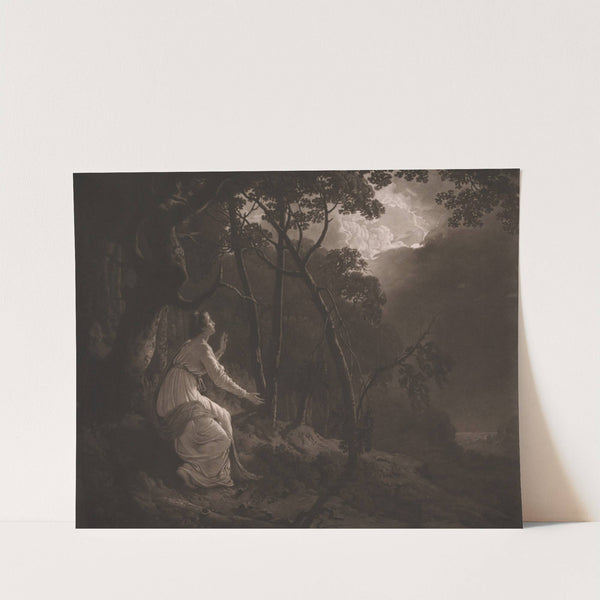 The Lady in Milton’s Comus (1789) by Joseph Wright of Derby