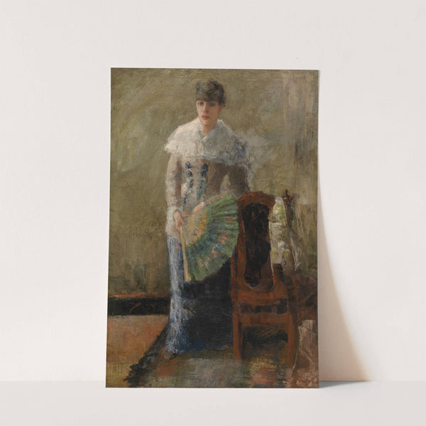 The Lady with the Fan by James Ensor