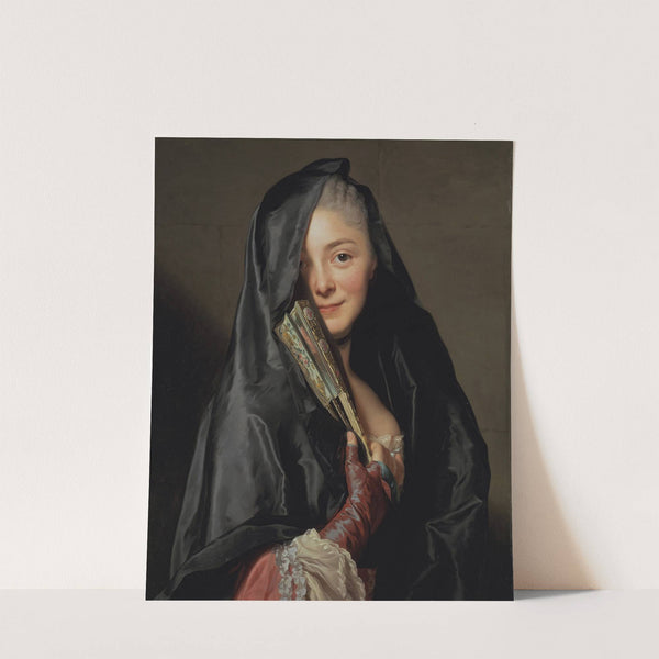 The Lady with the Veil (the Artist’s Wife) (1768) by Alexander Roslin