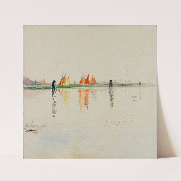 The Lagoon, Venice (1898) by Cass Gilbert