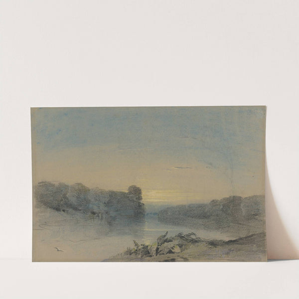 The Lake at Holkham, Norfolk by Henry Bright