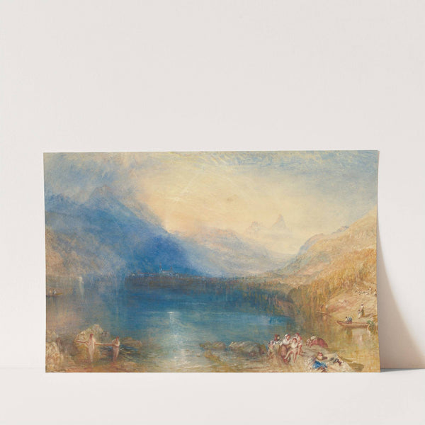 The Lake of Zug (1843) by Joseph Mallord William Turner