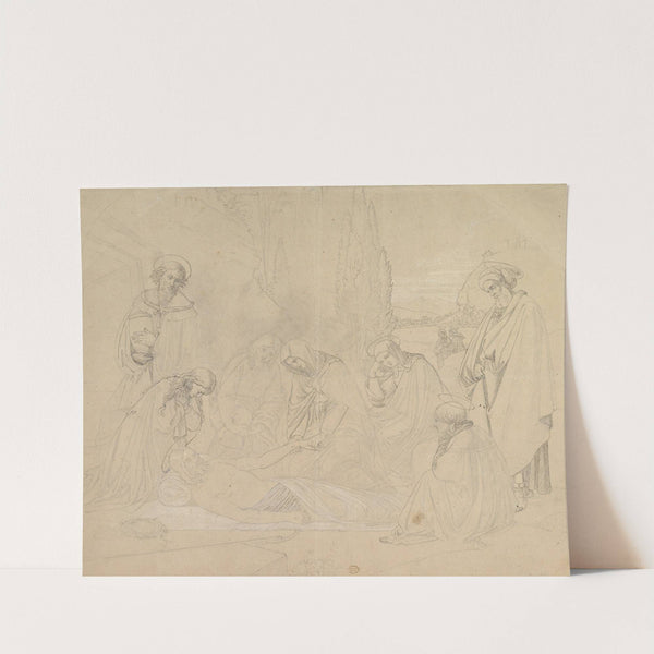 The Lamentation (1840–45) by Johann Friedrich Overbeck