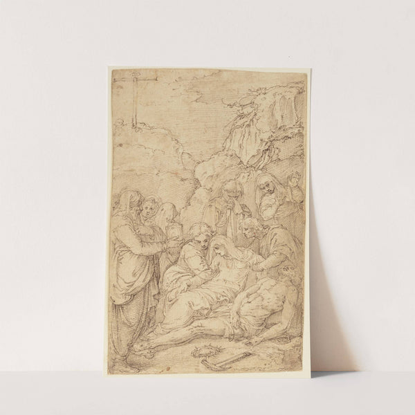 The Lamentation by Battista Franco