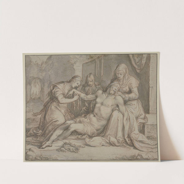 The Lamentation of Christ by Jacob Matham