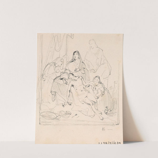 The Lamentation over the Dead Christ by Nicaise De Keyser