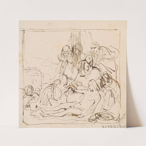 The Lamentation over the Dead Christ by Nicaise De Keyser