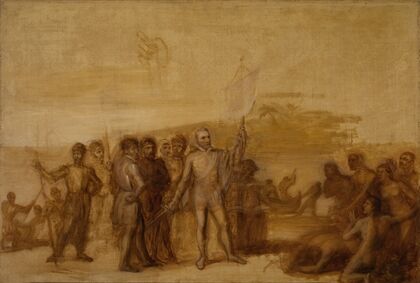 The Landing Of Columbus (ca. 1840)