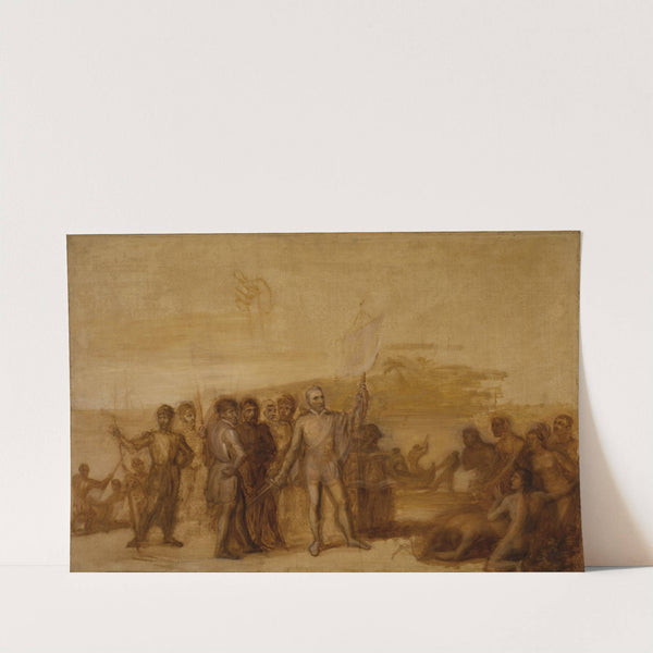 The Landing Of Columbus (ca. 1840) by John Vanderlyn