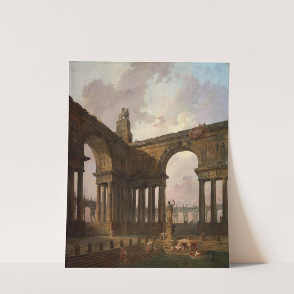 The Landing Place (1787) by Hubert Robert