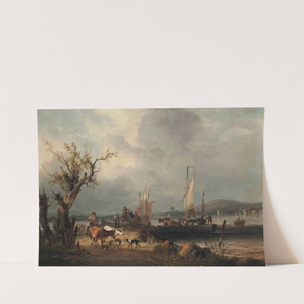 The Landing Stage by William Shayer