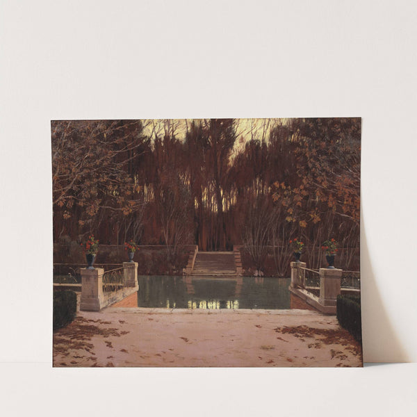 The Landing Stage by Santiago Rusiñol