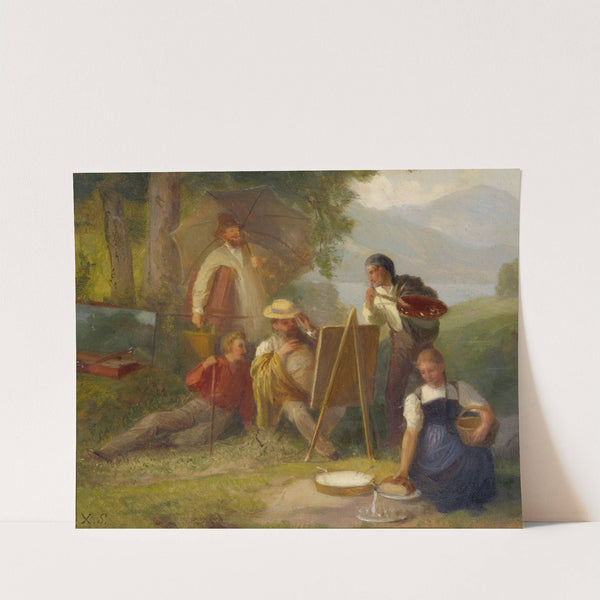 The Landscapist by Xaver Schwegler