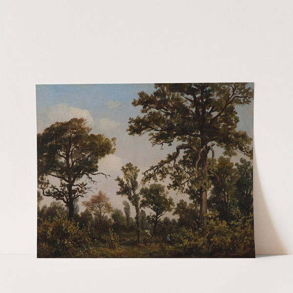 The Large Oak Tree, Forest of Fontainebleau (1839) by Théodore Rousseau