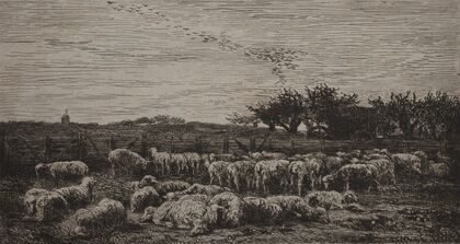 The Large Sheepfold (1860)