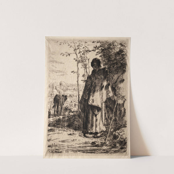 The Large Shepherdess (1862) by Jean-François Millet