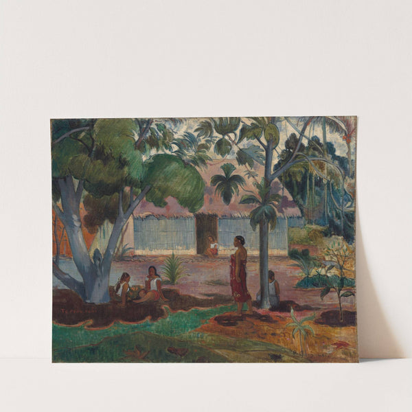 The Large Tree by Paul Gauguin