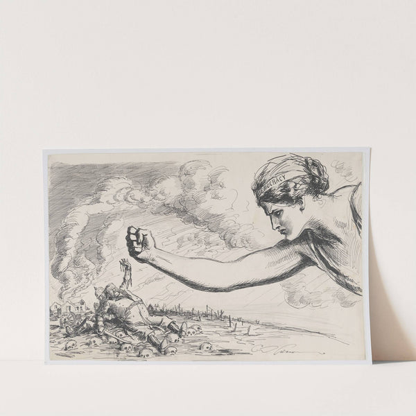 The last blow (1918) by Charles Dana Gibson