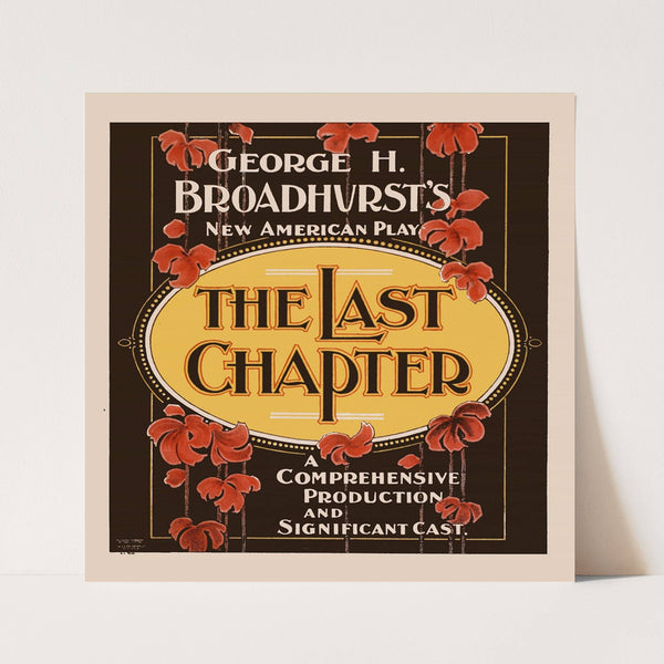 The last chapter (1910) by U.S. Lithograph Co.