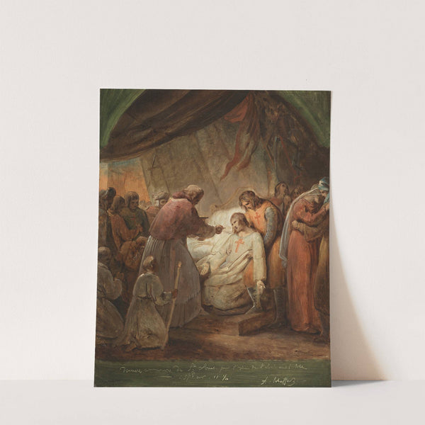 The Last Communion of Saint Louis (1823) by Ary Scheffer