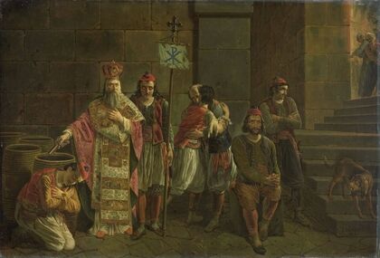 The Last Defenders of Missolonghi, 22 April 1826; an episode from the Greek War of Independence
