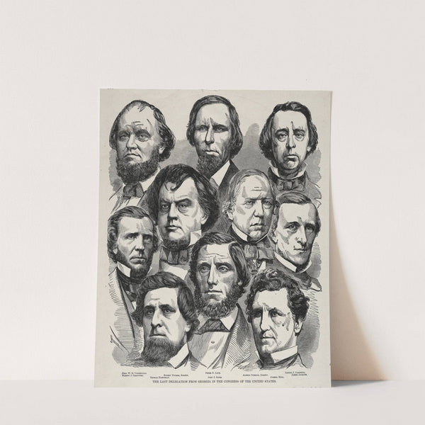The Last Delegation from Georgia in the Congress of the United States (1860) by Winslow Homer