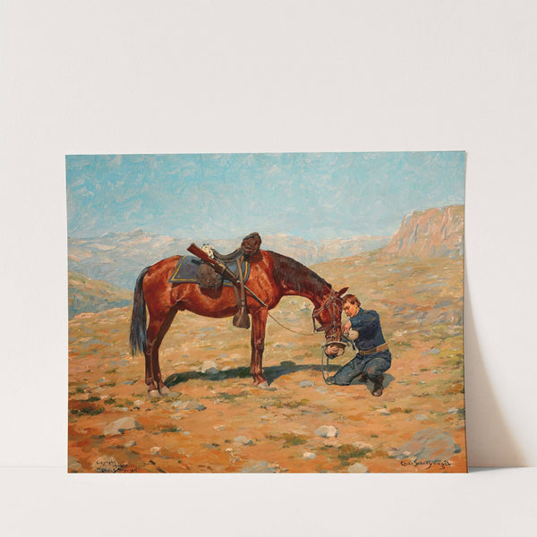 The Last Drop by Charles Schreyvogel