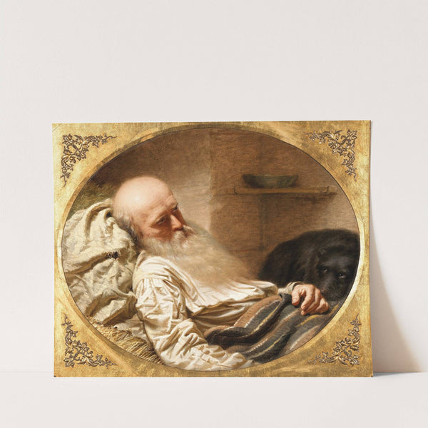 The Last Friend (1850) by Anton Einsle