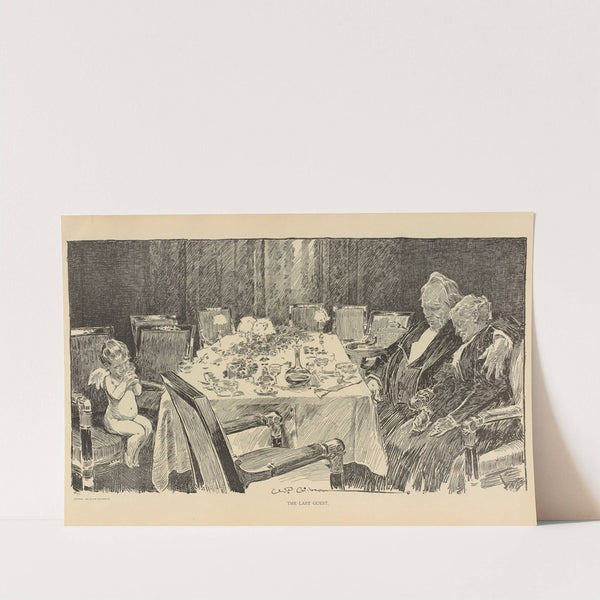 The last guest (1893-1900) by Charles Dana Gibson