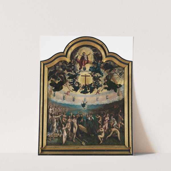 The Last Judgement and the Seventh Act of Mercy; Burying the Dead (1517-1524) by Bernard van Orley