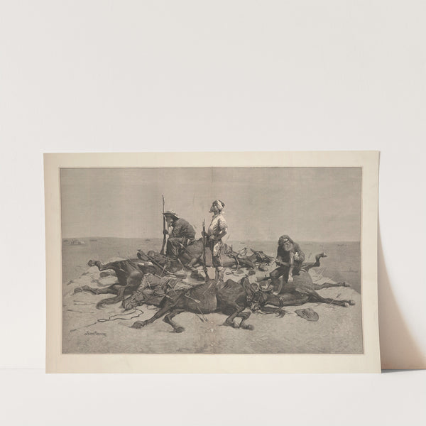 The Last Lull in the Fight (1889) by Frederic Remington