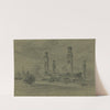 The last of Genl. Lees Headquarters - Petersburg -after the battle by Alfred Rudolph Waud