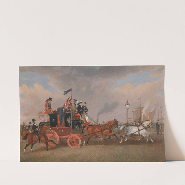 The Last of the Mail Coaches at Newcastle upon Tyne by James Pollard