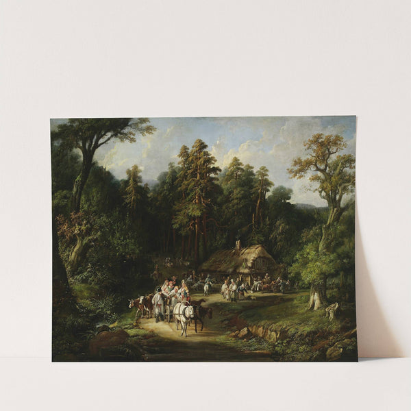 The “Last Penny” tavern near Warsaw by Jan Feliks Piwarski