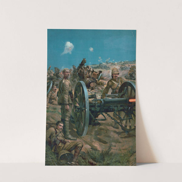 The last shot at Colenso by Richard Caton Woodville